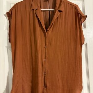 Nine West Rust Blouse